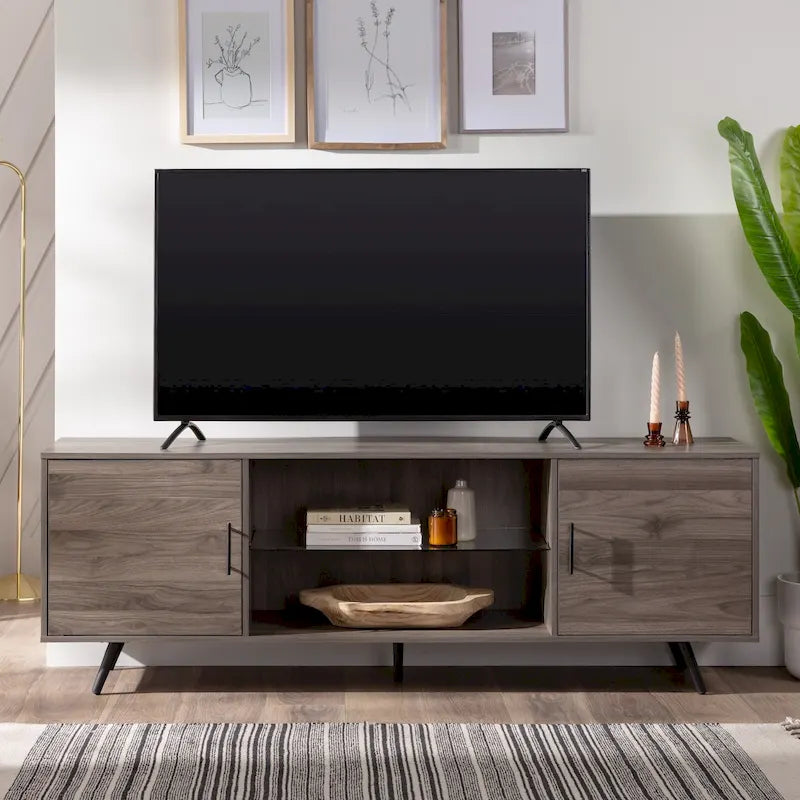 Middlebrook Designs 70-inch Mid-Century Modern TV Stand