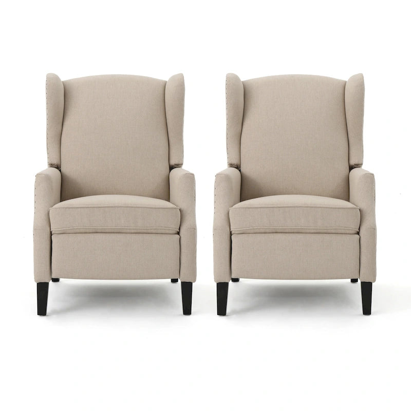 Wescott Contemporary Recliners (Set of 2) by Christopher Knight Home
