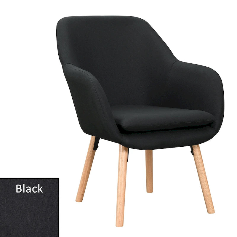 Convenience Concepts Take a Seat Charlotte Wingback Upholstered Accent Armchair