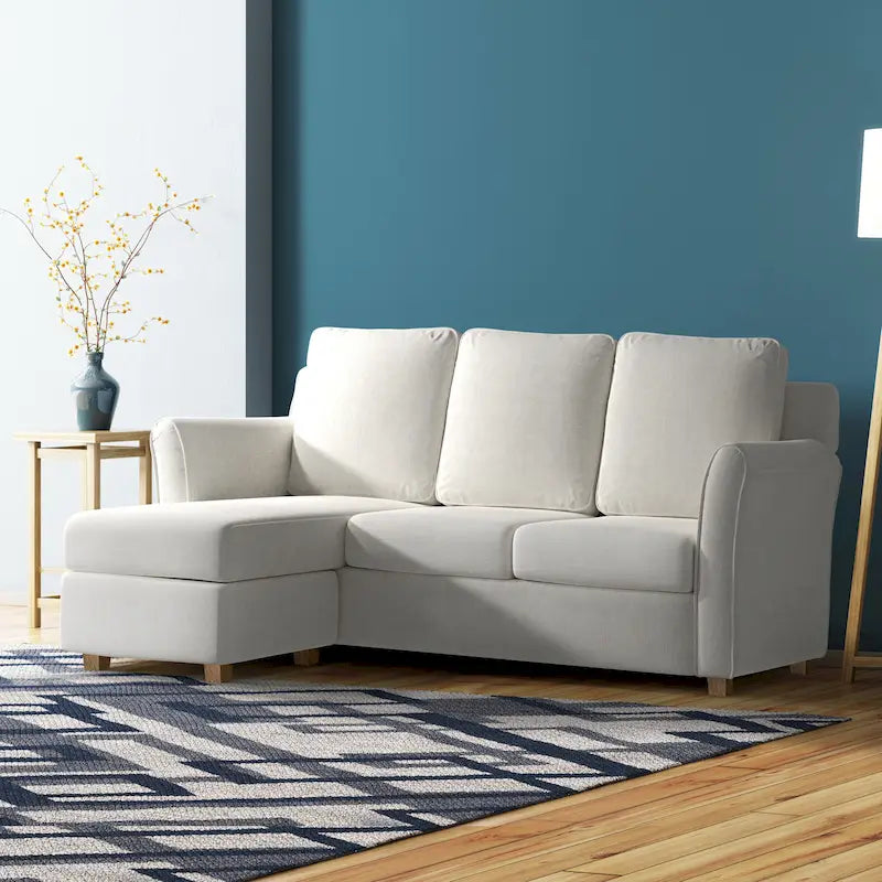 Golt Contemporary Faux Leather Upholstered L-Shaped Sectional by Furniture of America