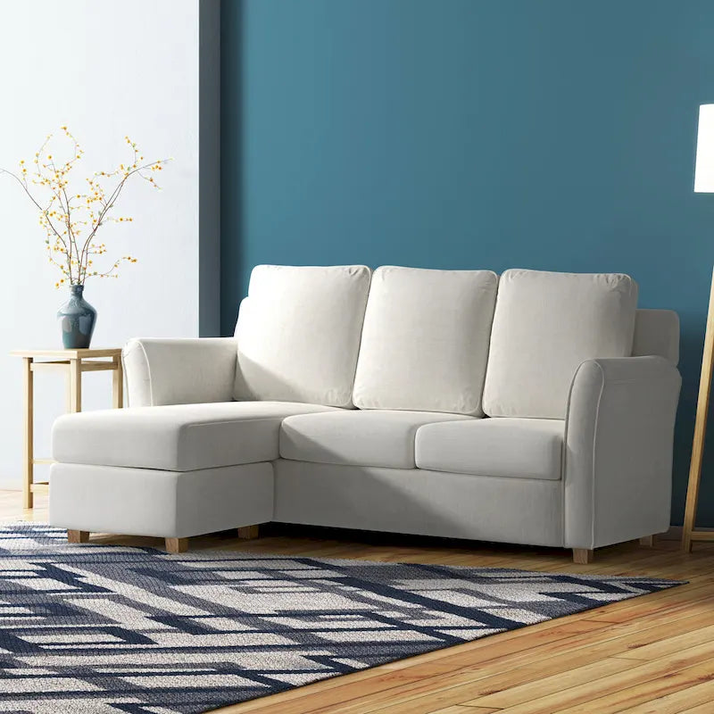 Golt Contemporary Faux Leather Upholstered L-Shaped Sectional by Furniture of America