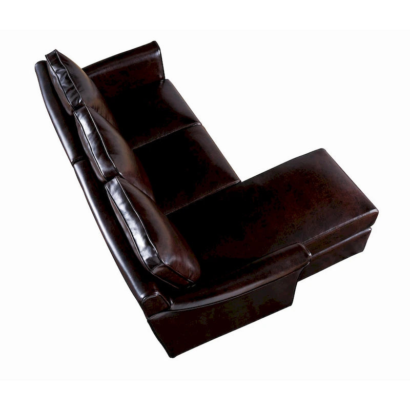 Golt Contemporary Faux Leather Upholstered L-Shaped Sectional by Furniture of America