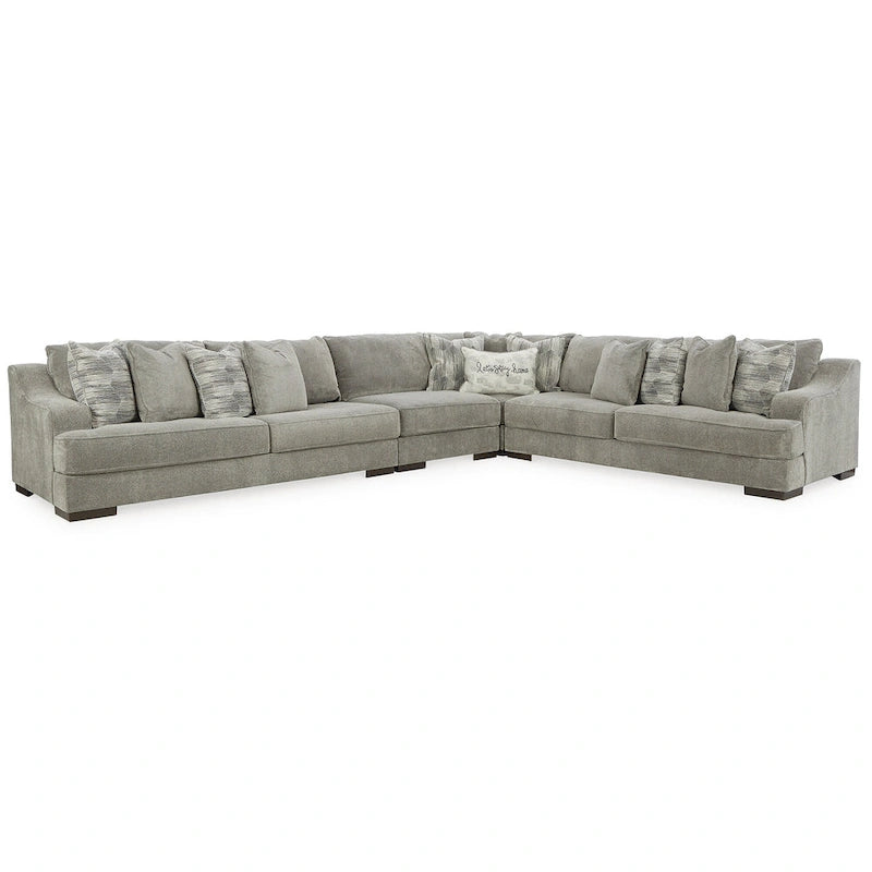 Signature Design by Ashley Bayless Smoke 4-Piece Sectional - 169W x 130D x 37H