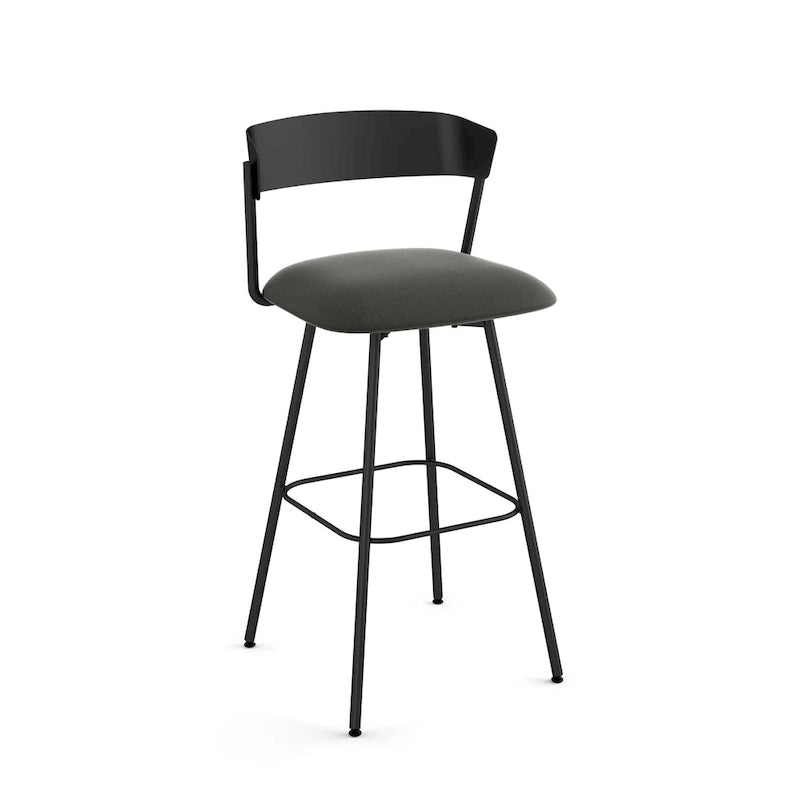 Amisco Ludwig Swivel Counter and Bar Stool