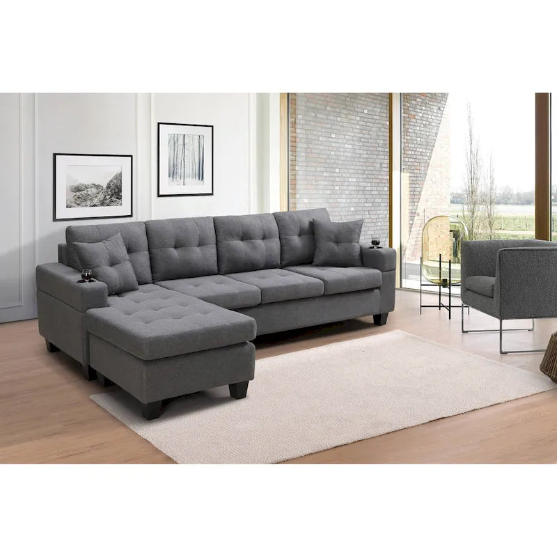 Comfortable and relaxing sofa,interchangeable left and right