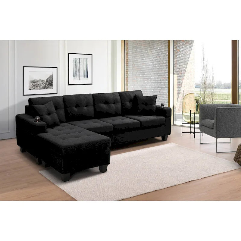 Comfortable and relaxing sofa,interchangeable left and right