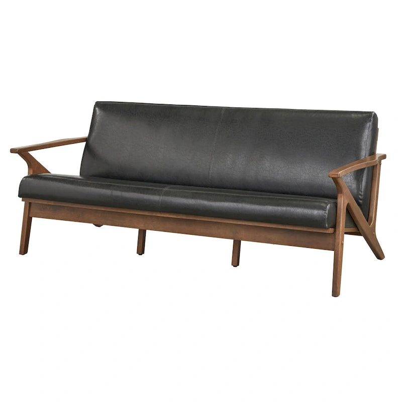 Simple Living Bianca Mid-Century Solid Wood Sofa