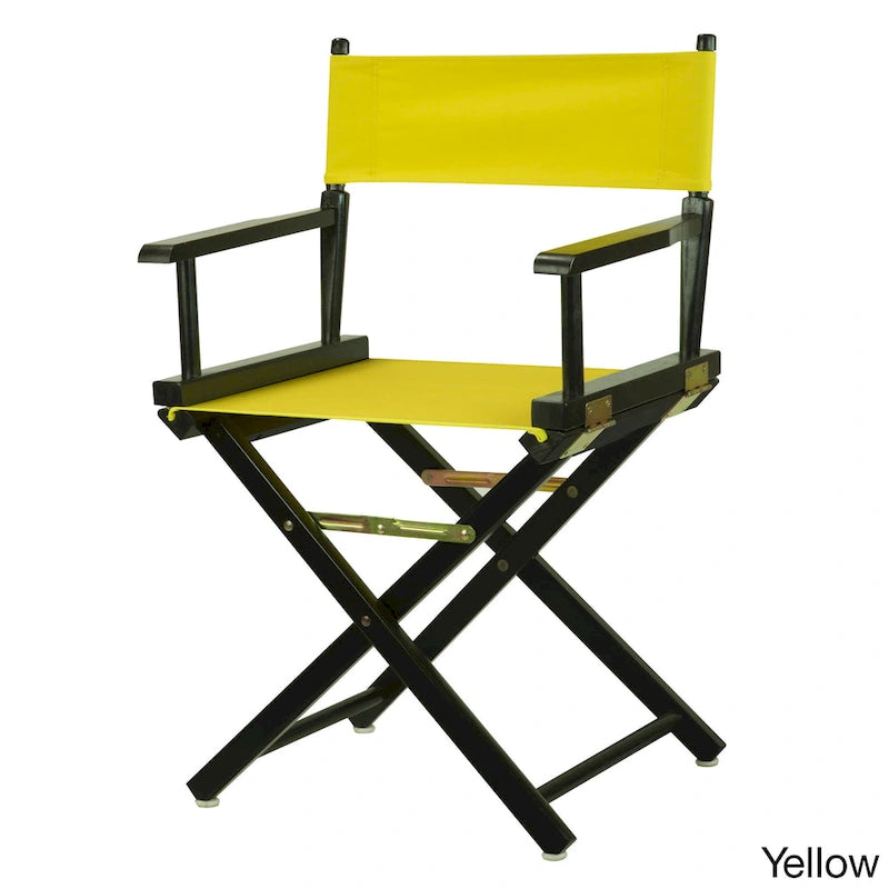 Black Frame 18-inch Director's Chair