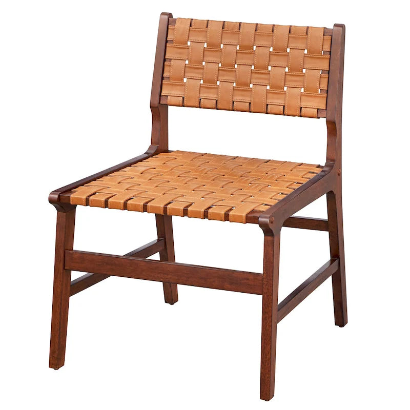 Lifestorey Brady Solid Wood Accent Chair