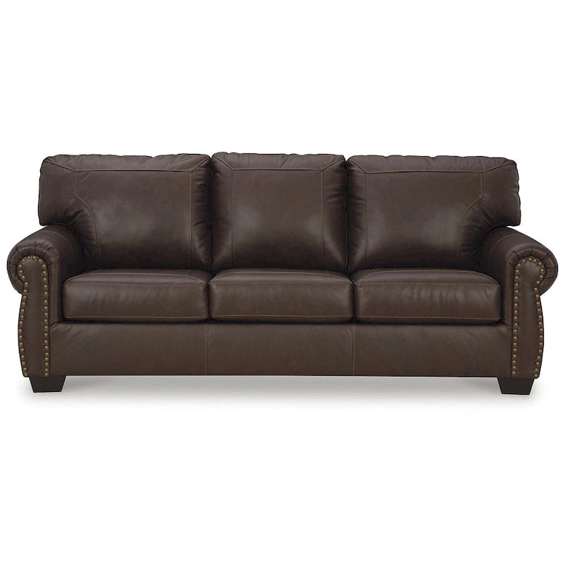 Signature Design by Ashley Colleton Dark Brown Sofa - 92W x 40D x 39H