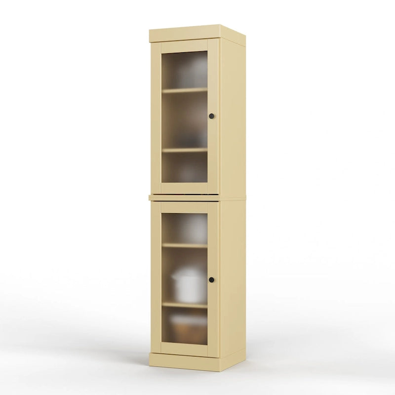 100% Solid Wood 16.5 Kitchen Pantry Cabinet with Doors by Palace Imports