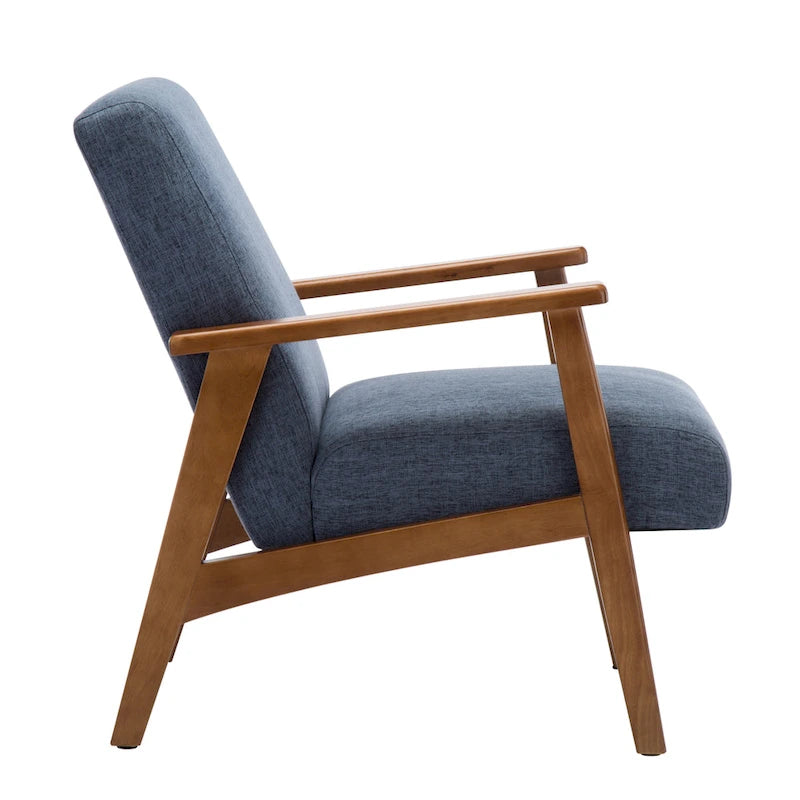 Porthos Home Layla Fabric Upholstered Accent Chair with Beechwood Legs