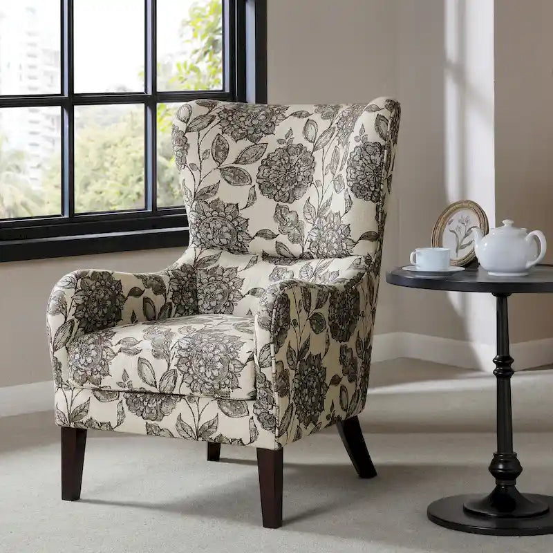 Madison Park Leda Swoop Wing Chair