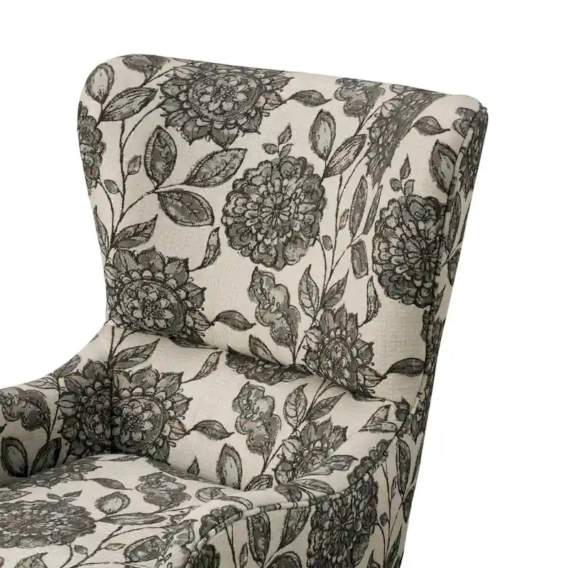 Madison Park Leda Swoop Wing Chair