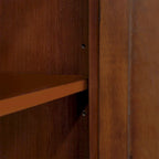 40 Pine 2 Door Storage Cabinet, Sideboard Buffet with Doors and Adjustable Shelf, Wood Entryway Chest, Cupboard