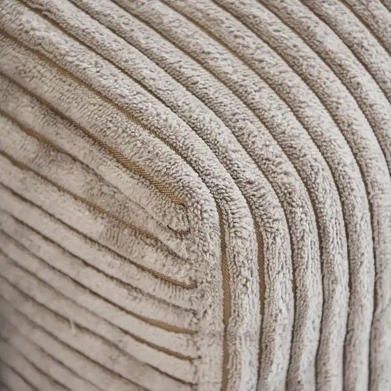 Modern Corduroy Upholstered Sofa, 4-seater, L-Shaped Sectional Sofa