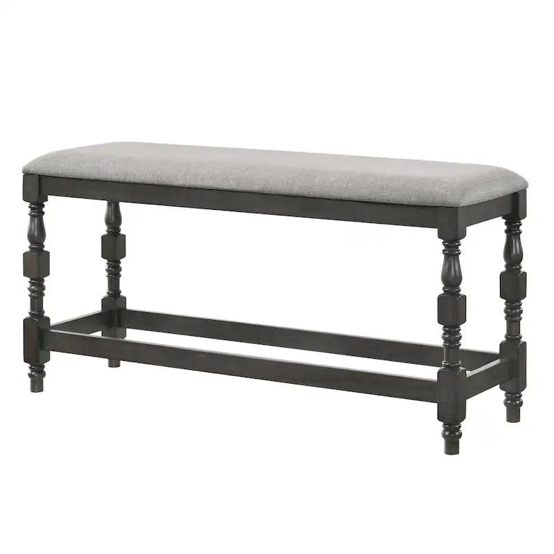Furniture of America Graypath Farmhouse 50-inch Counter Height Bench