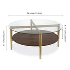 Carson Carrington Saliesta Mid-Century Modern Coffee Table