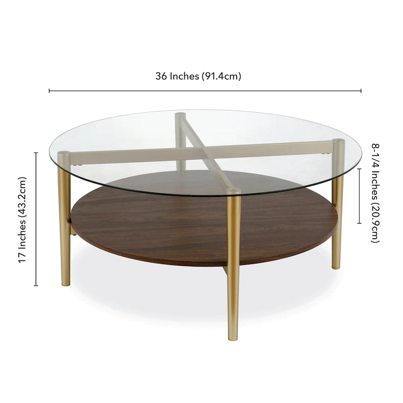 Carson Carrington Saliesta Mid-Century Modern Coffee Table