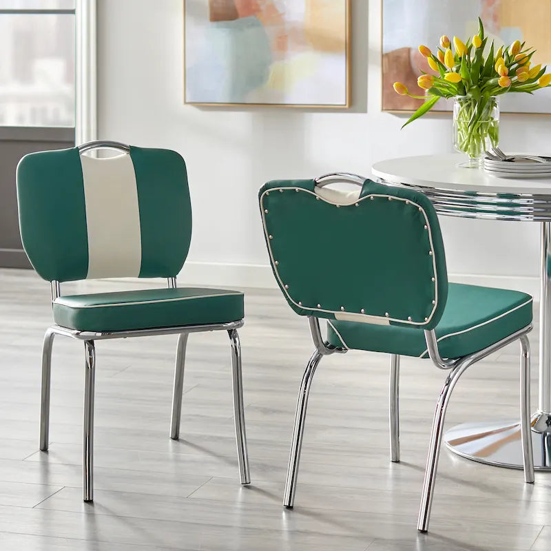 Simple Living Raleigh Retro Dining Chairs (Set of 2)