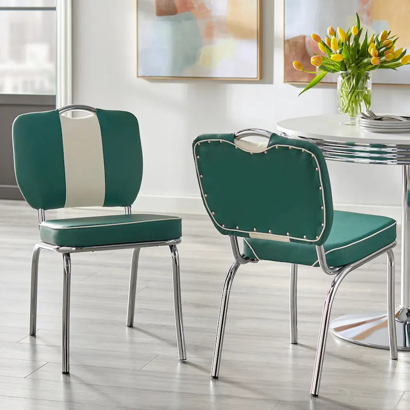 Simple Living Raleigh Retro Dining Chairs (Set of 2)