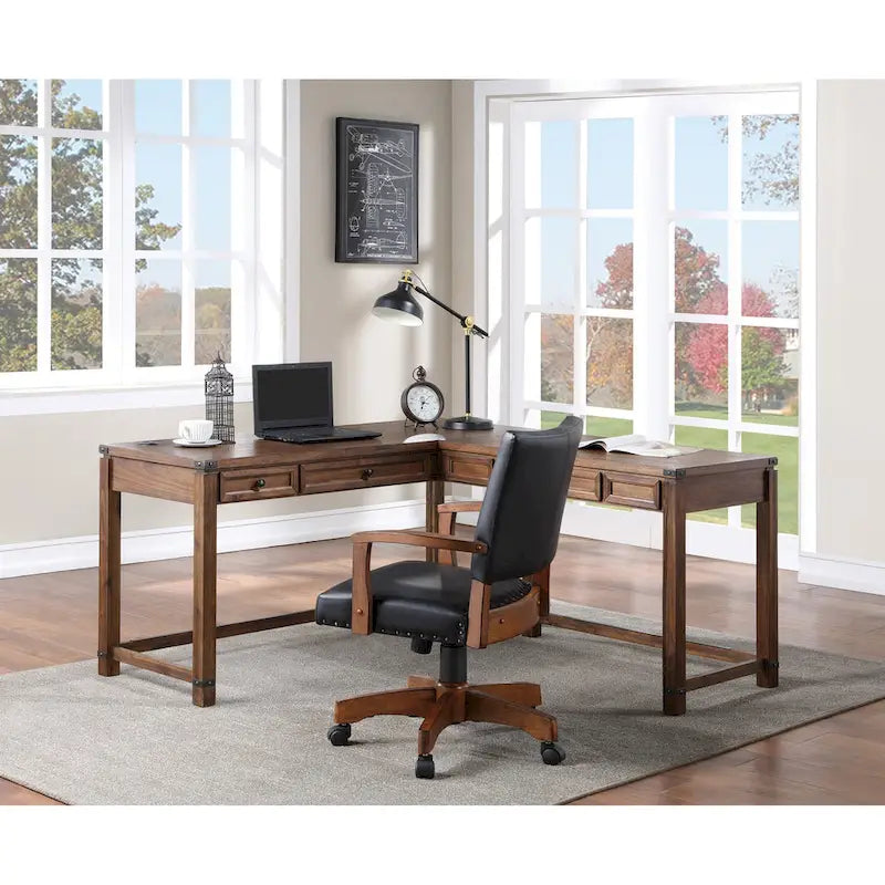Baton Rouge L-Shape Desk