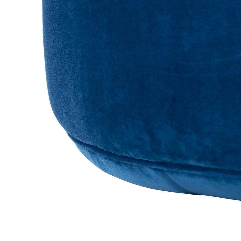 SAFAVIEH Maia Round Velvet Pouf Ottoman