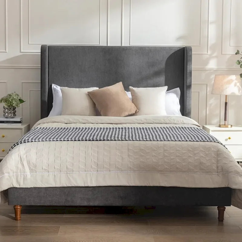 Harper Tall Headboard Upholstered Bed
