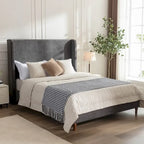 Harper Tall Headboard Upholstered Bed