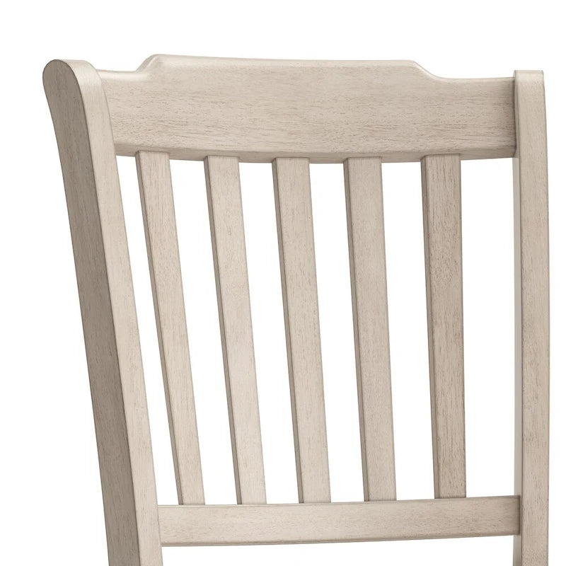Eleanor Slat Back Wood Counter Chairs (Set of 2) by iNSPIRE Q Classic