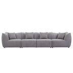 Comfy Sofa Couch Convertible Modular Sectional Sofa with Deep Seats 3/4 Seater Sofa
