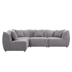 Comfy Sofa Couch Convertible Modular Sectional Sofa with Deep Seats 3/4 Seater Sofa