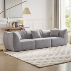 Comfy Sofa Couch Convertible Modular Sectional Sofa with Deep Seats 3/4 Seater Sofa