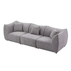 Comfy Sofa Couch Convertible Modular Sectional Sofa with Deep Seats 3/4 Seater Sofa