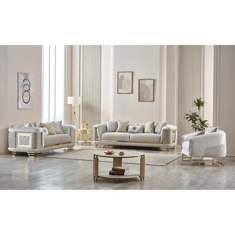 Riga 3-piece Living room Set (1 Sofa & 1 Loveseat & 1 Chair)