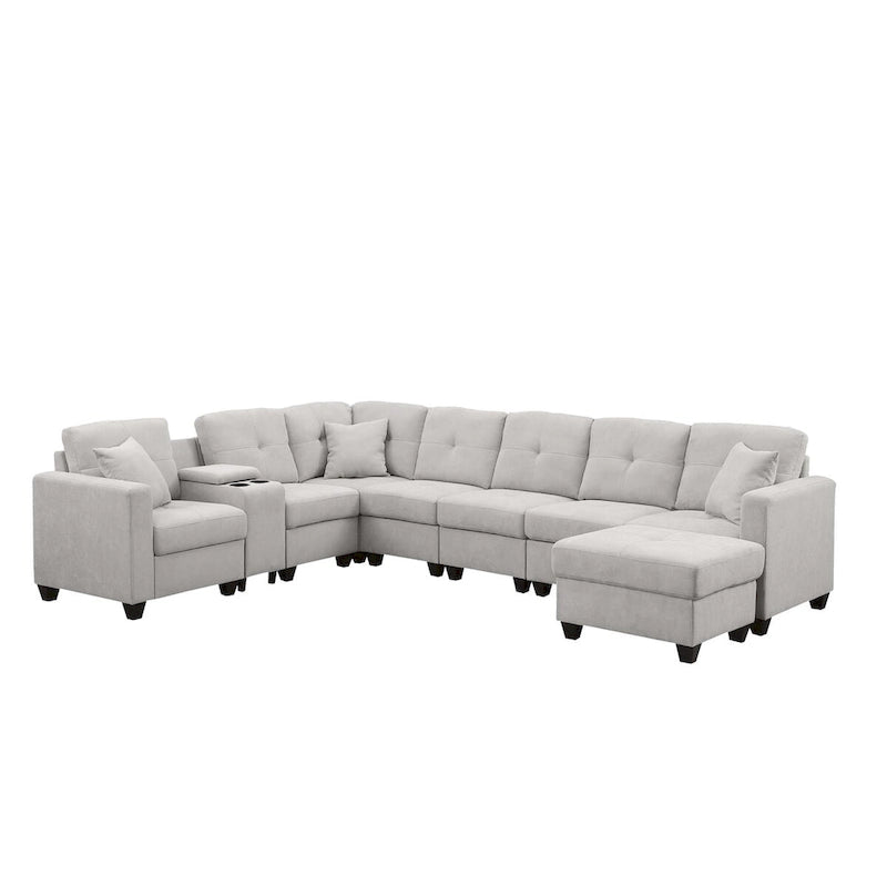 Velvet Modular Sectional Sofa