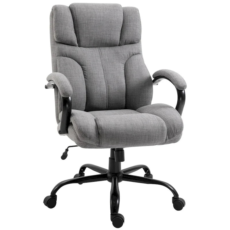 Ergonomic Office Chair with Wide Seat Adjustable Height